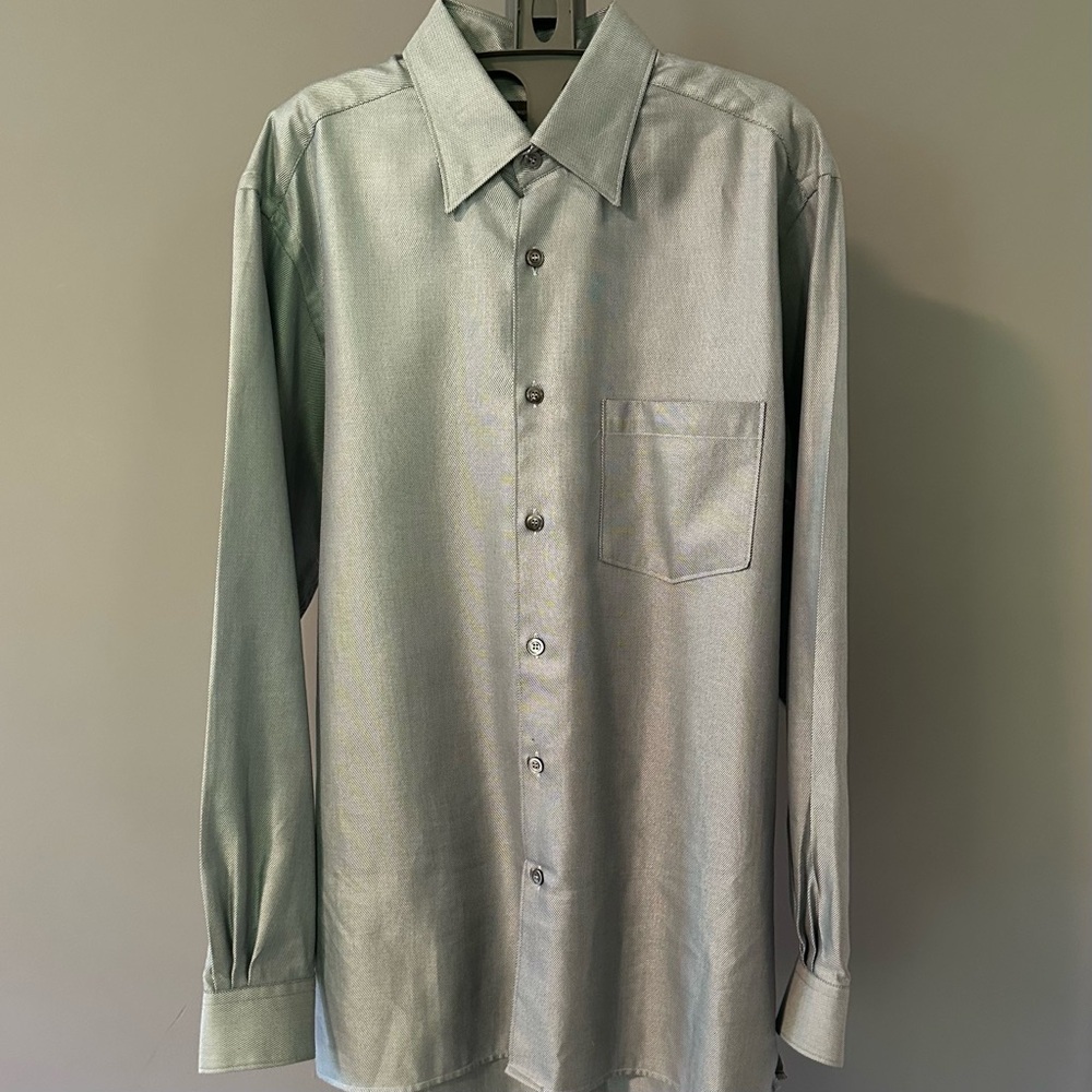Ermenegildo Zegna Gray Dress Shirt